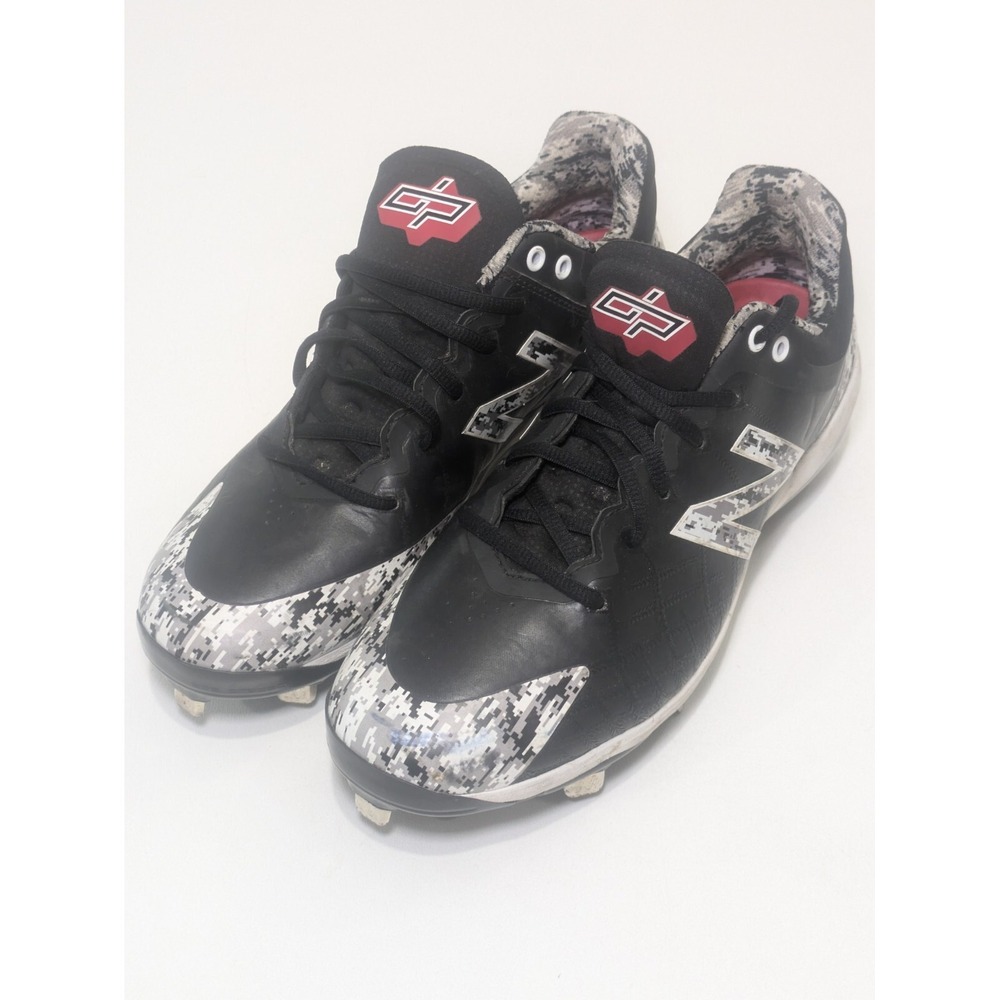 New Balance Men's 4040 V5 Metal Baseball Shoe, Pedroia Camo/Black, 9 EE